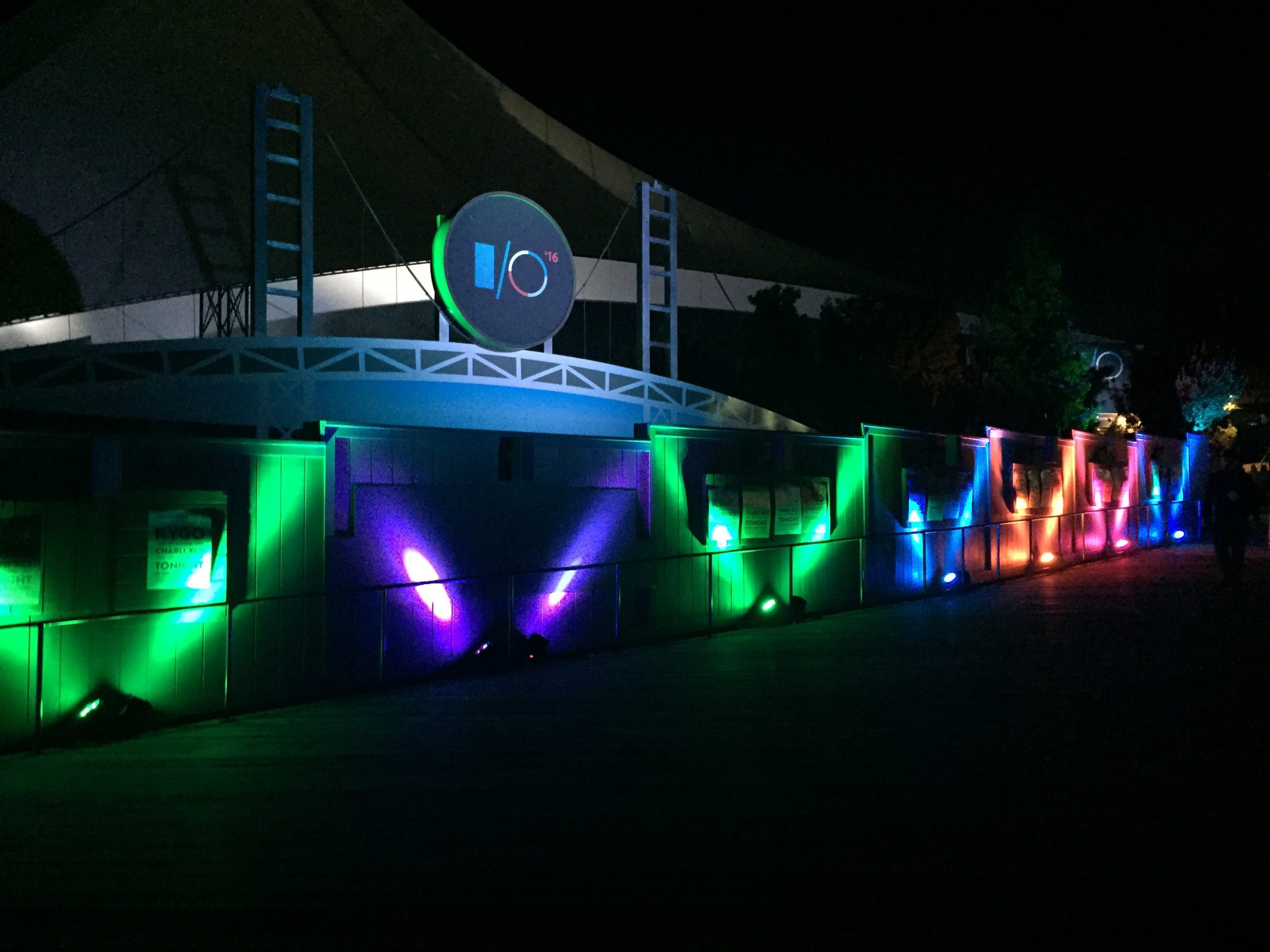 google io at night